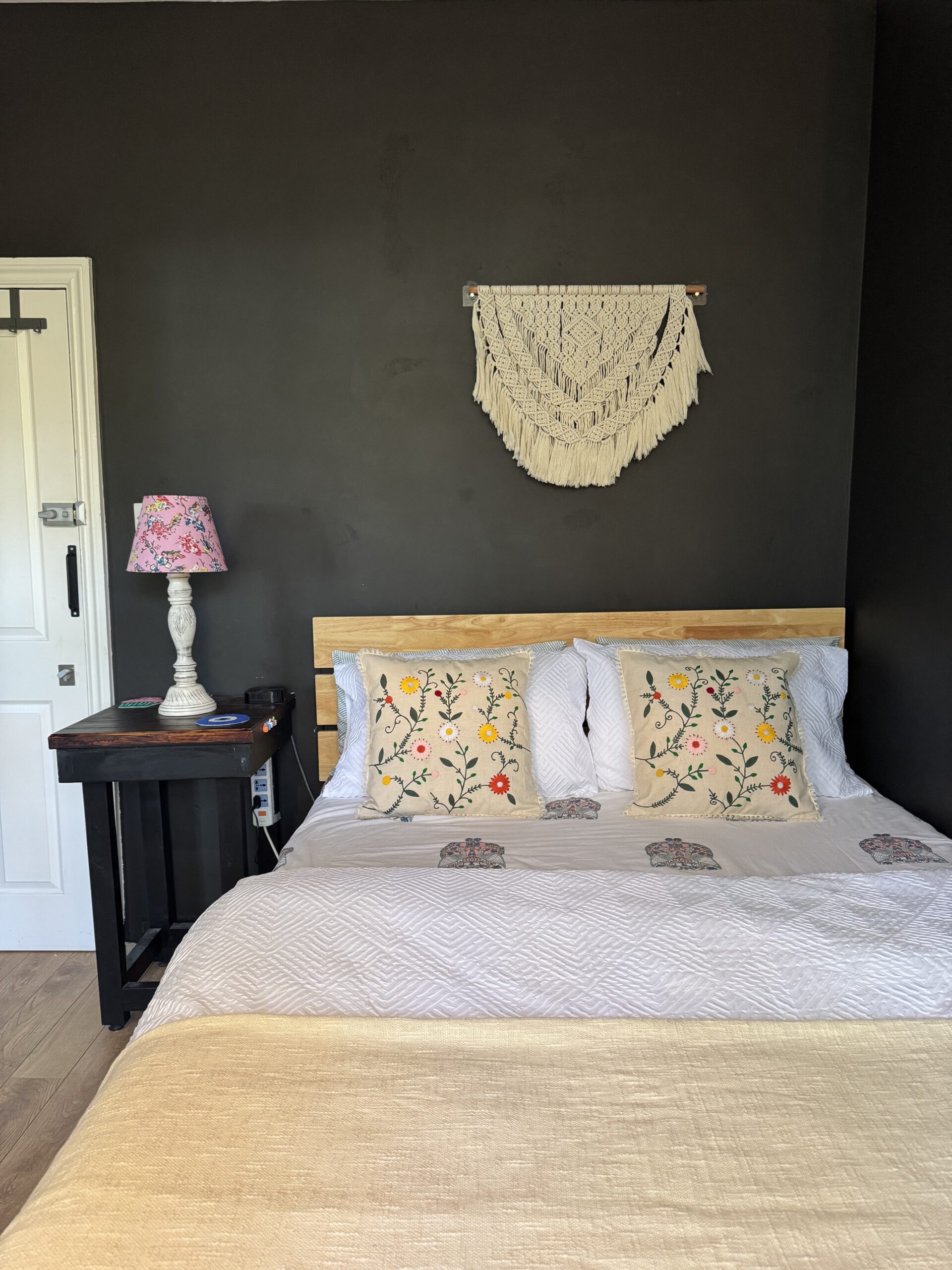 Hand-Embroidered Garden Cushion - Image 2