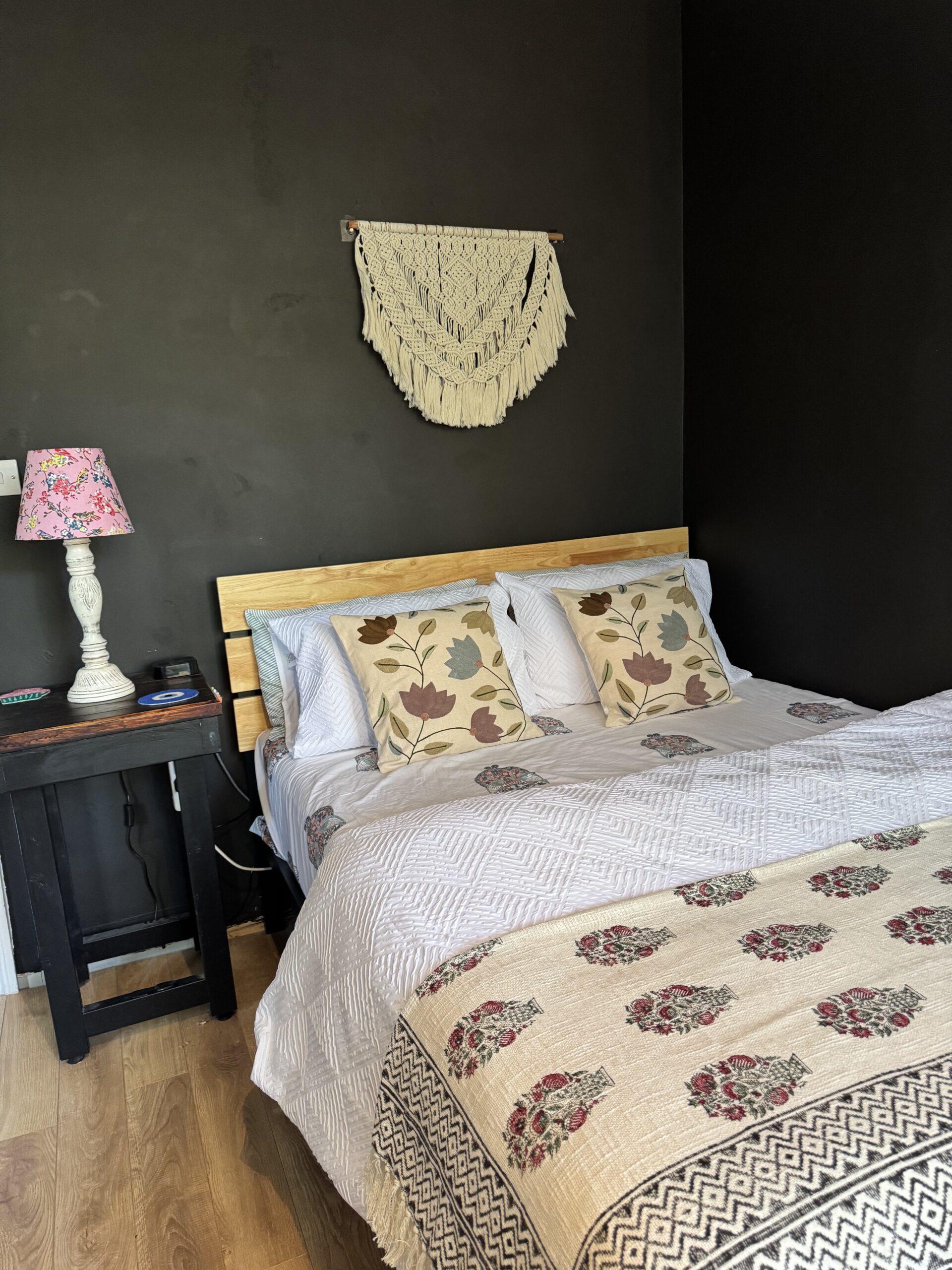 Handmade Jaipur Block Printed Cotton Throw Blanket – Boho Floral Design, Eco-Friendly Bed & Sofa Throw - Image 6