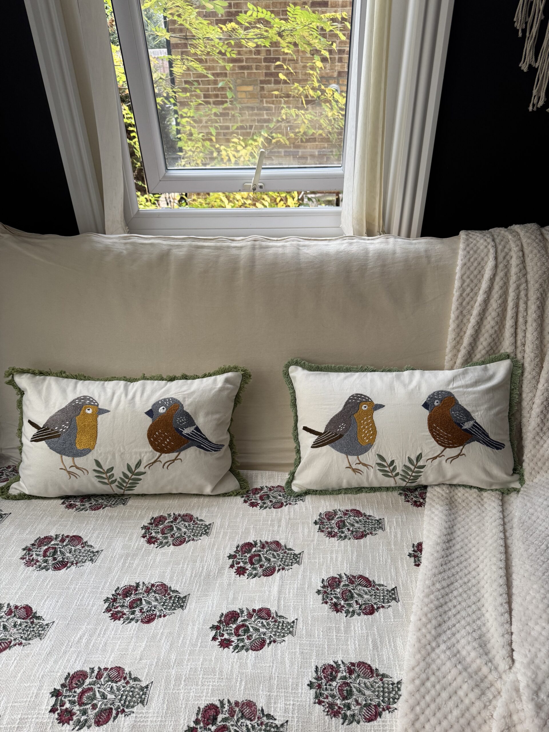 Handmade Jaipur Block Printed Cotton Throw Blanket – Boho Floral Design, Eco-Friendly Bed & Sofa Throw - Image 7