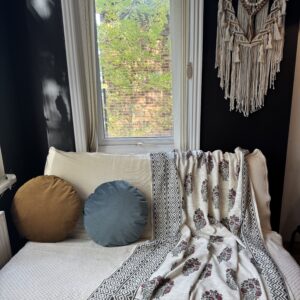 Handmade Jaipur Block Printed Cotton Throw Blanket – Boho Floral Design, Eco-Friendly Bed & Sofa ThrowÂ