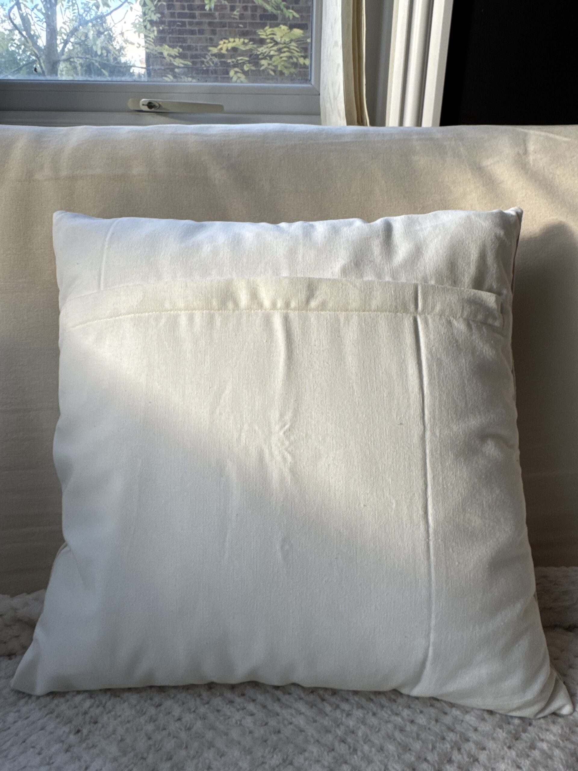 Modern Tulip Machine Embroidered Cushion Cover - Image 4