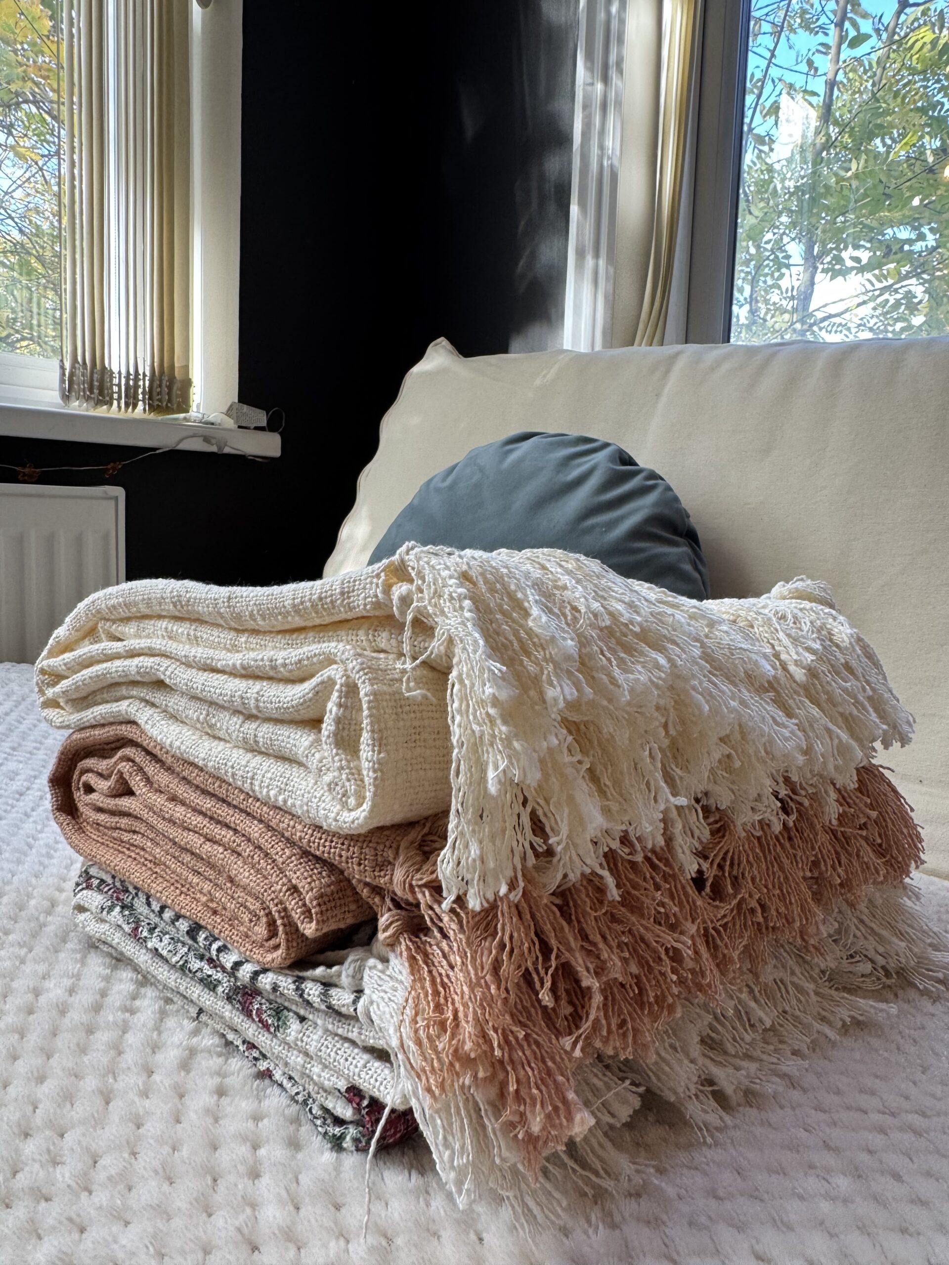 Handmade Jaipur Block Printed Cotton Throw Blanket – Boho Floral Design, Eco-Friendly Bed & Sofa Throw - Image 2