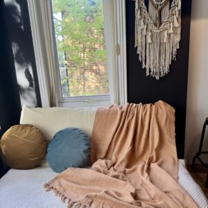 Handwoven Jaipur Sun-dyed Cotton Throw Blanket